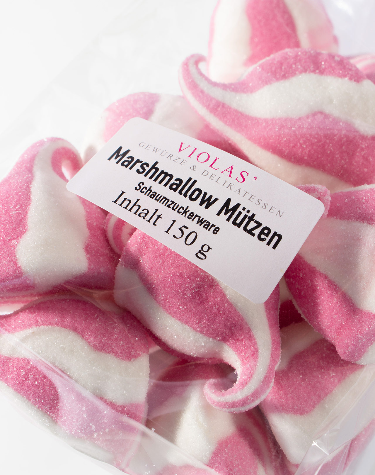 Marshmallow Mützen rosa