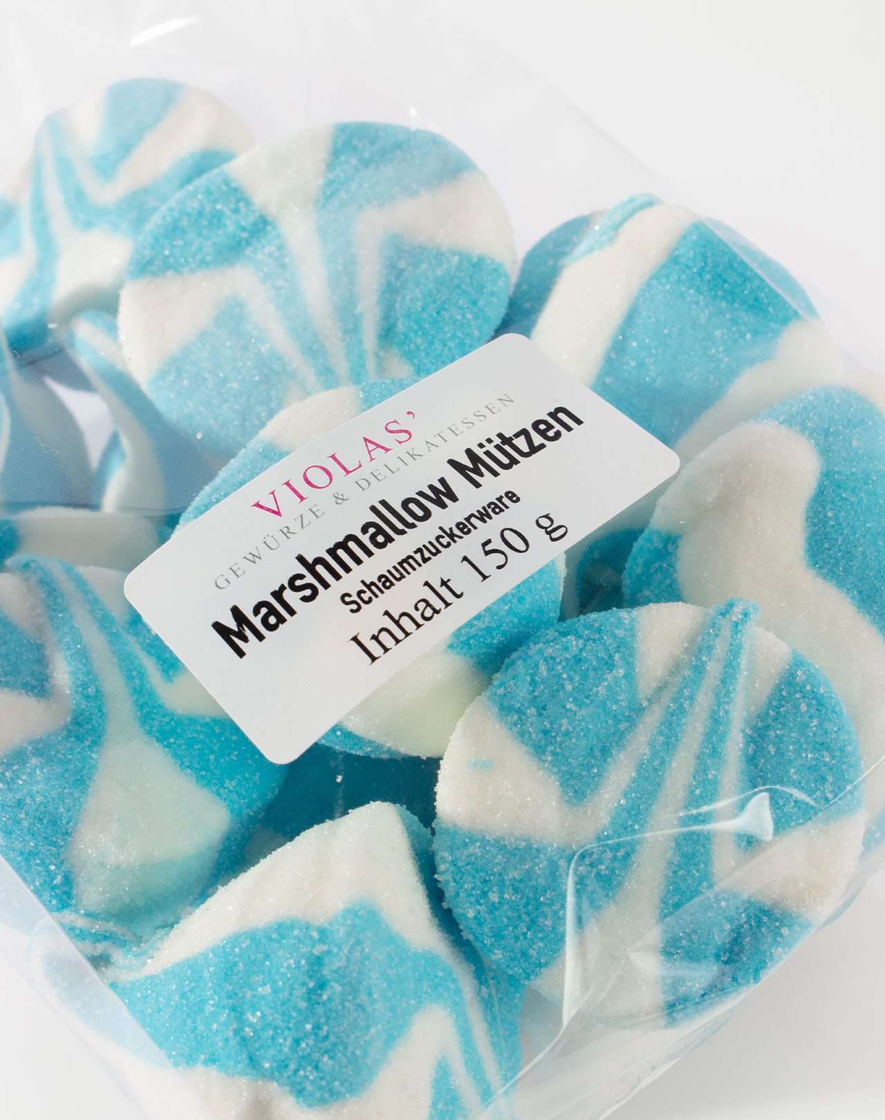 Marshmallow Mützen blau