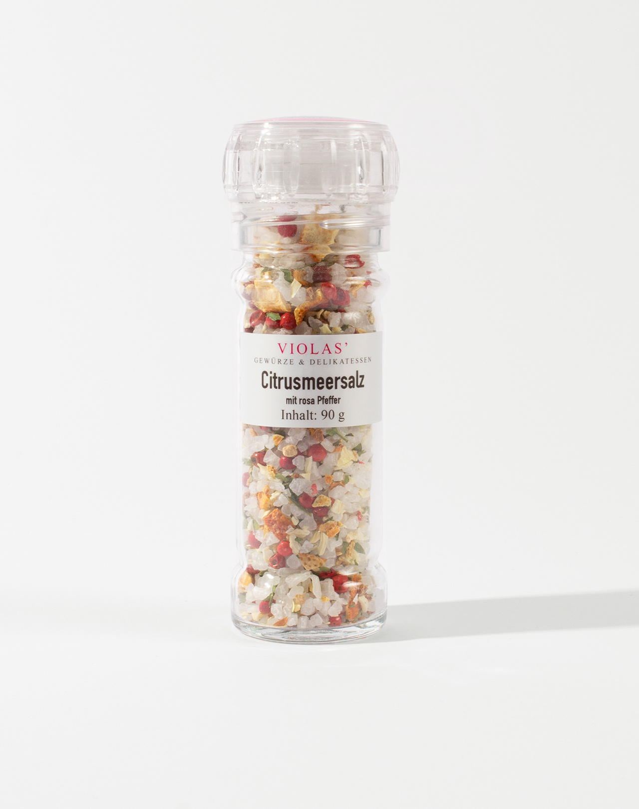 Citrusmeersalz mit rosa Pfeffer Citrusmeersalz mit rosa Pfeffer
