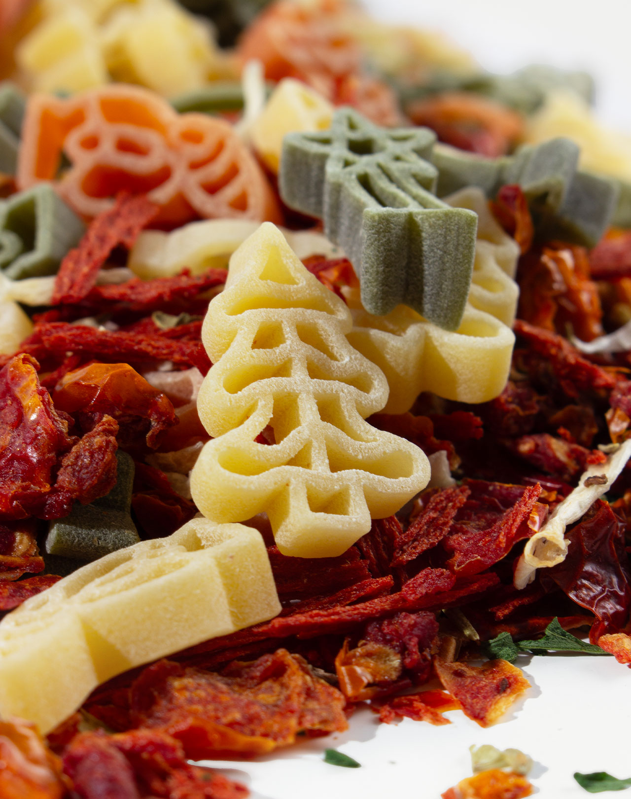 Weihnachtspasta mit Tomatensauce Weihnachtspasta mit Tomatensauce