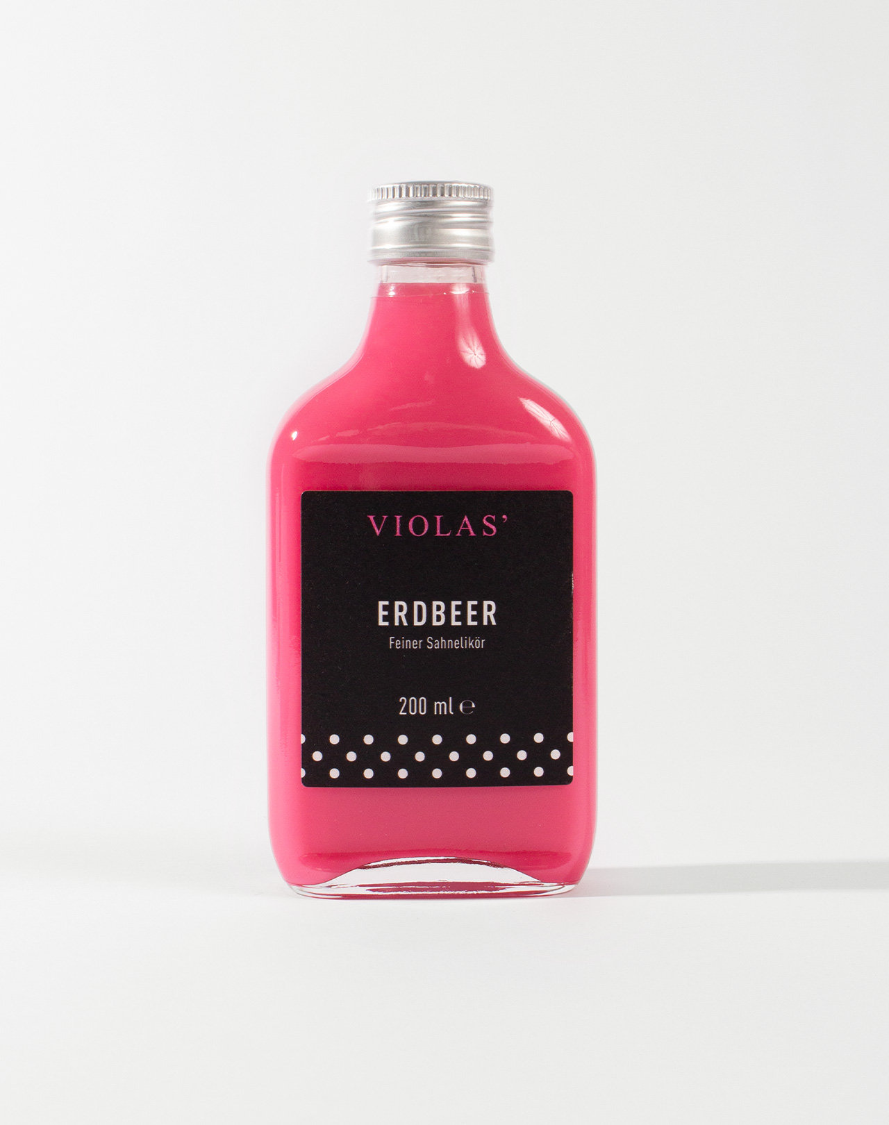 VIOLAS’ kleiner Sahnelikör Erdbeer VIOLAS’ kleiner Sahnelikör Erdbeer