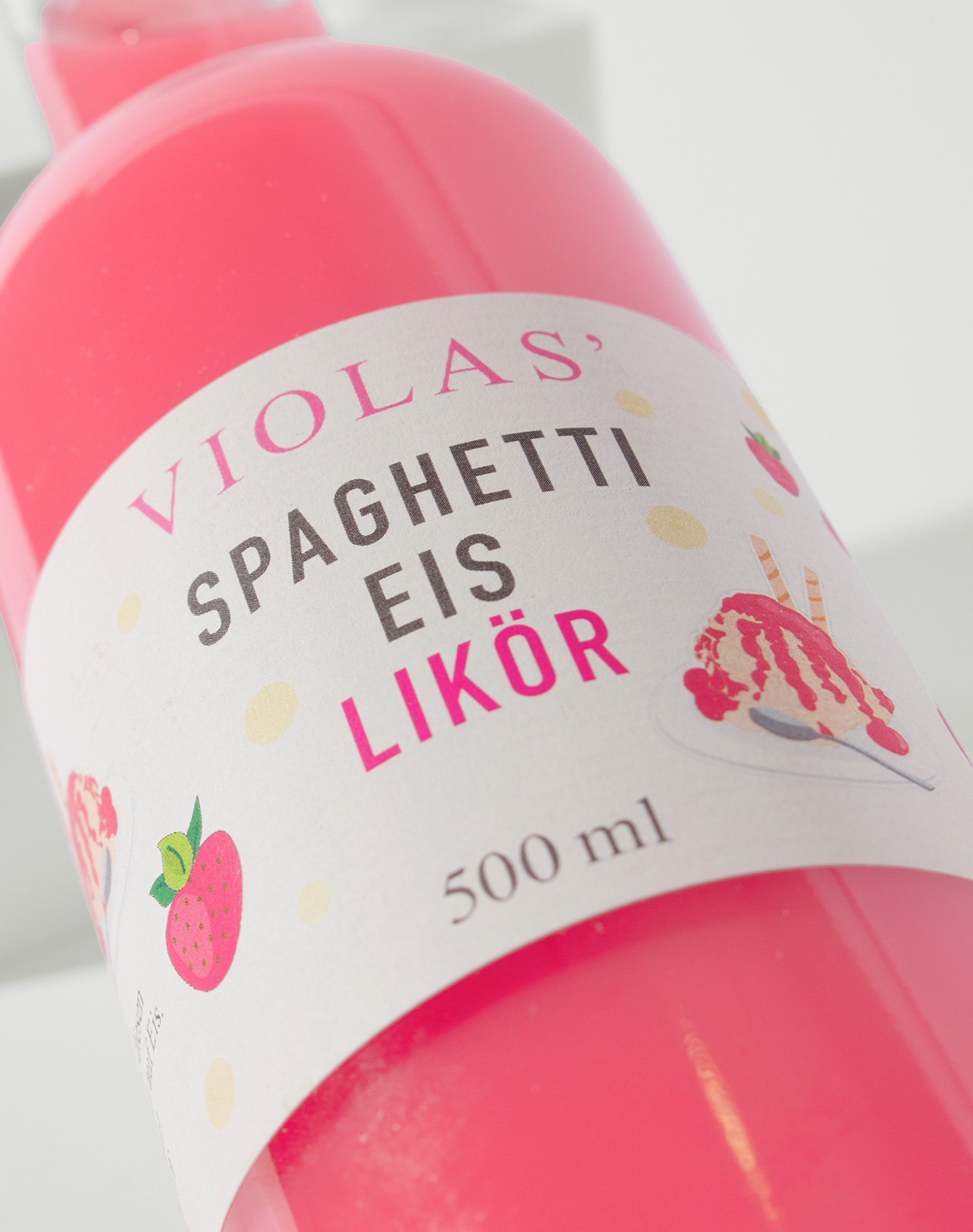 Spaghetti Eis Likör