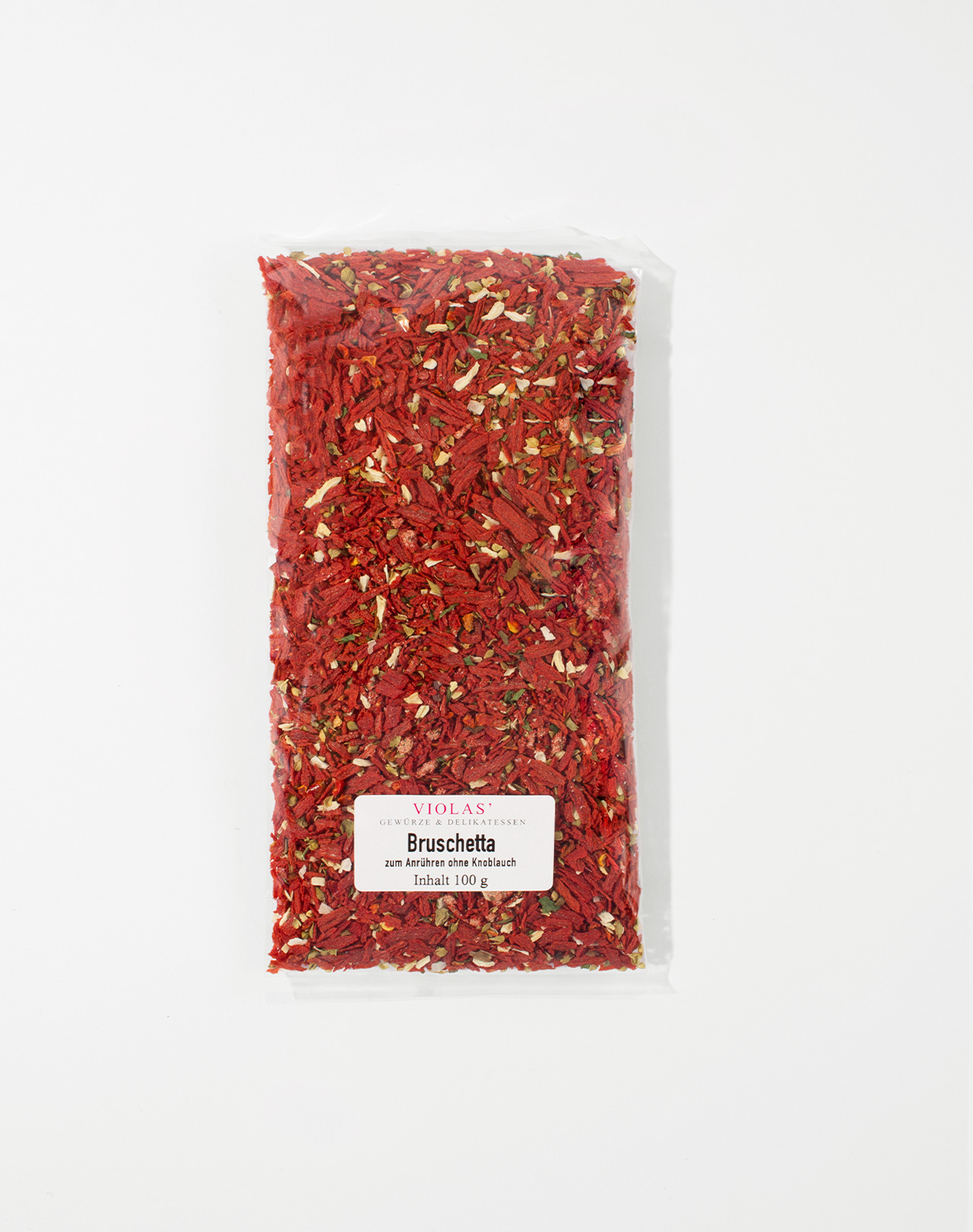 Bruschetta zum Anrühren ohne Knoblauch Bruschetta zum Anrühren ohne Knoblauch