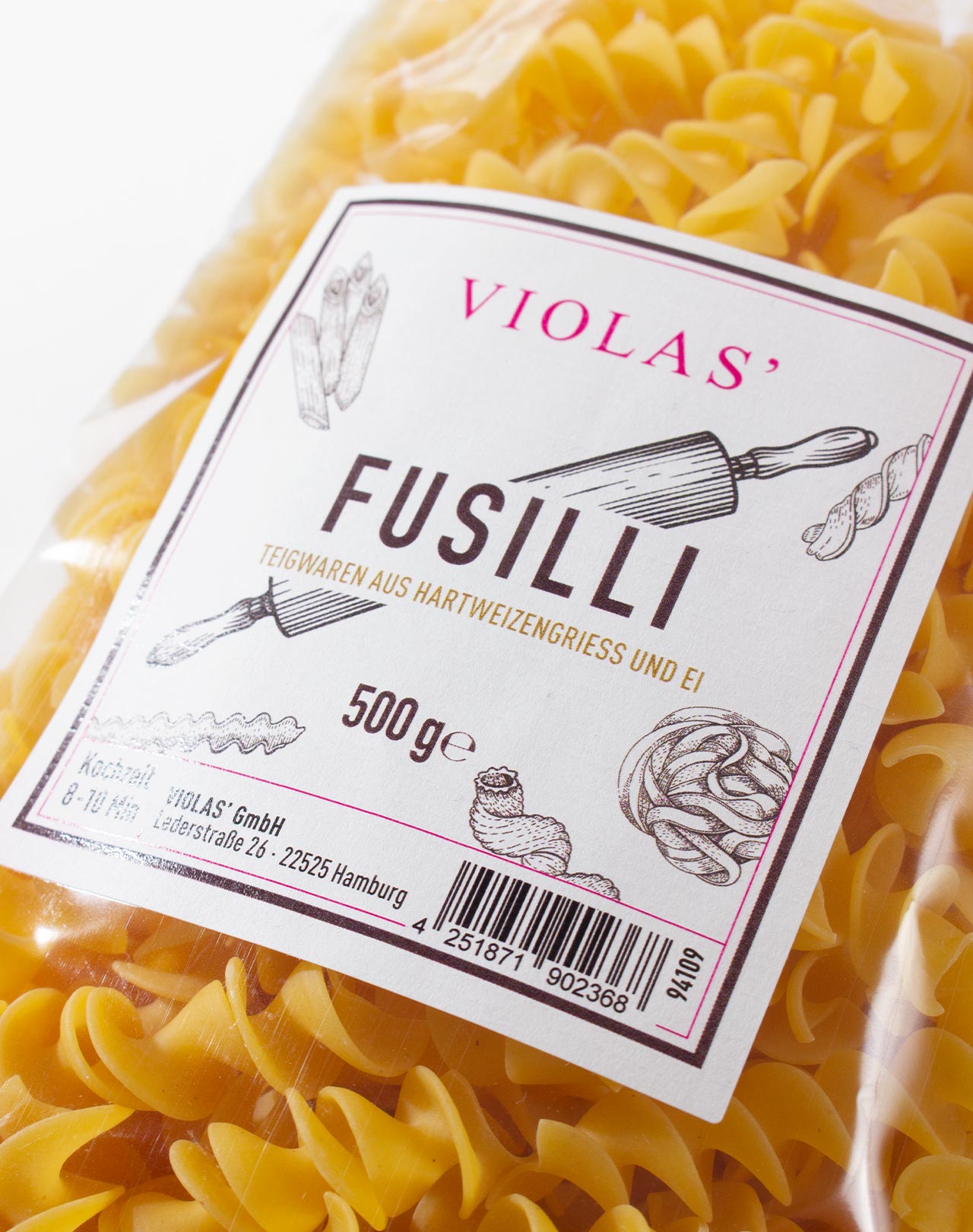 VIOLAS’ Pasta »Fusilli«