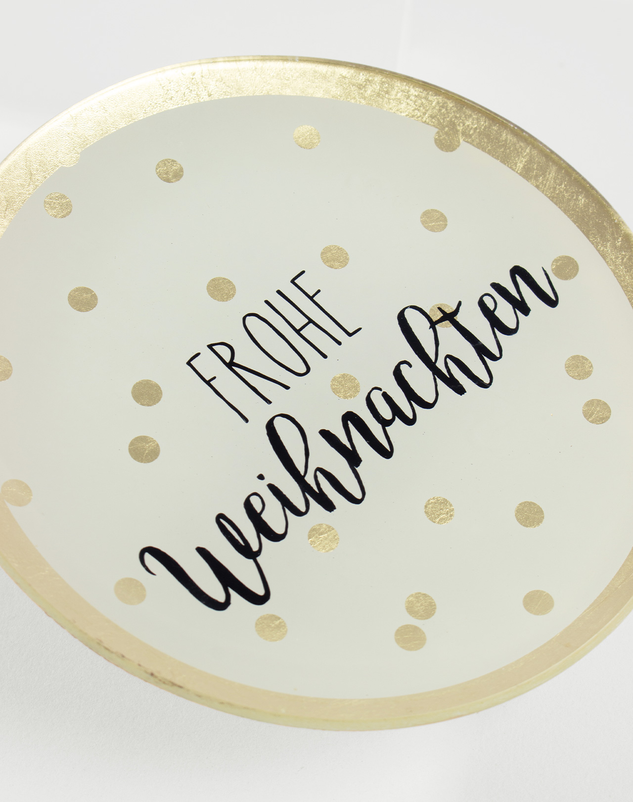 Plate »Frohe Weihnachten«